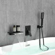 Waterfall Bathtub Faucet Set With