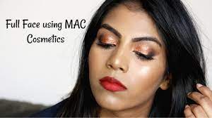 full face using mac cosmetics nc44