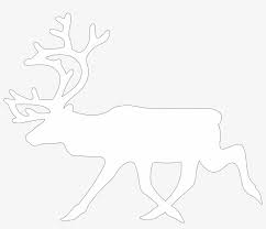 Transparent background around this circle. White Clipart Reindeer Black And White Reindeer Transparent Png 999x810 Free Download On Nicepng