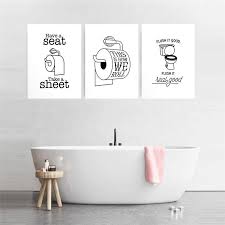 Toilet Paper Flush Potty Sign