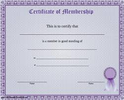 Free Membership Certificate Under Fontanacountryinn Com