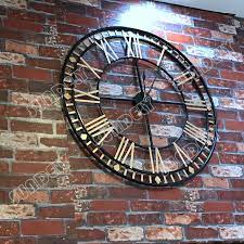 Rustic Wall Clock Skeleton