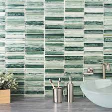 Stacked Glass Mosaic Tile