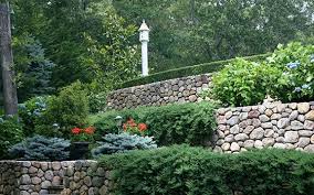 dry stacked stone walls landscaping