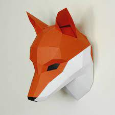 Wintercroft fox mask book + free digital mask. Fox Trophy Mask Wintercroft