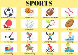 Hoy vamos a aprender el vocabulario básico sobre deporte en inglés, aquellas palabras y verbos esenciales que debes saber. Aprende Los Nombres De Los Deportes En Ingles Preschool Charts Sports Wallpapers English Lessons