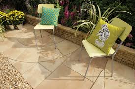 bradstone old riven paving in autumn