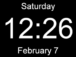 digital clock wallpaper free