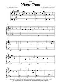 Piano solo, late beginner, early intermediate. Piano Man For Easy Piano By Billy Joel Digital Sheet Music For Individual Part Download Print H0 263393 648150 Sheet Music Plus