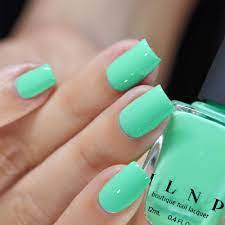 seafoam green cream nail polish