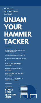 unjam your hammer tacker