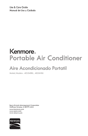 Room air conditioners are sized by their cooling capacity in btus (british thermal units) per hour. Kenmore Portable Air Conditioner Manualzz