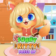 funny kitty dressup play for