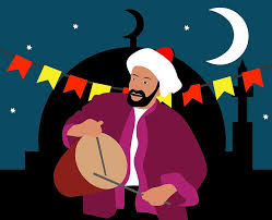 Contoh gambar masjid dengan pensil simak gambar berikut. Ramadan Schlagzeuger Karikatur Charakter Muslim Masjid Dekorationen Feier Trommel Agypten Gruss Pikist