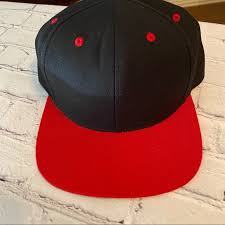 Choose from a variety of colors, sizes available and in bulk. Lids Accessories Lids Black Red Snapback Hat Poshmark