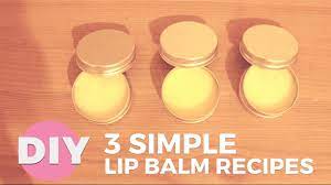 diy 3 super easy lip balm recipes