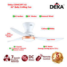 deka concept 42 white deka baby fan