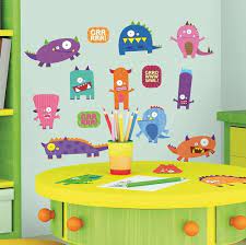 Monsters L And Stick Wall Stickers