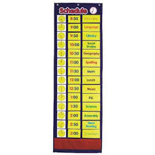 Daily Schedule Pocket Chart Ler2504