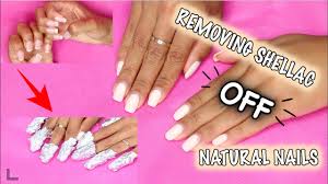 remove sac off natural nails