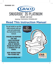 Graco Snugride 35 Platinum Owner Manual