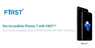 Iphone 7 and iphone 7 plus are splash, water and dust resistant, and were tested under controlled laboratory conditions with a rating of ip67 under iec standard 60529. Sign Up Celcom First Gold Plus And Get Iphone 7 For Rm2058 And 40gb Internet Zing Gadget