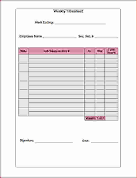 Excel Timesheet Template With Lunch