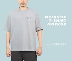 oversize t shirt mockup psd template
