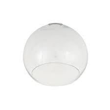 globe glass light shade 250mm