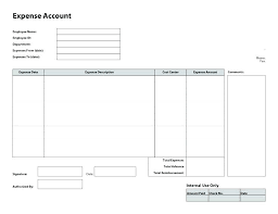 Business Expense Reimbursement Form Template Free For Excel Standing
