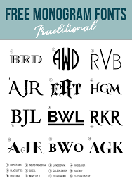 51 Free Monogram Fonts To Download We Love It But