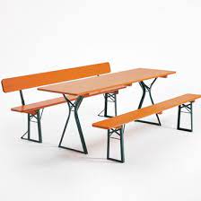 Authentic Biergarten Table Bench Sets