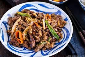 bulgogi korean grilled beef プルコギ
