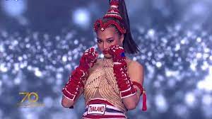 Miss Universe 2021 แอนชิลี โชว์ชุดประจำชาติจิตวิญญาณ “มวยไทย” ก้องไกรจักรวาล