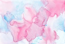 Watercolor Pastel Pink Blue Background