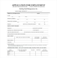 Free Printable Job Application Template Jasonwang Co