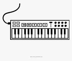 All free printable piano coloring pages kids click grand page. Midi Controller Coloring Page Musical Keyboard Hd Png Download Kindpng