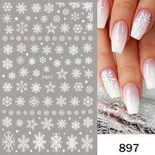 winter snowflake new nail art stickers