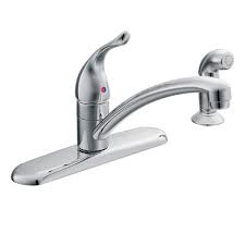 moen cau kitchen faucet one handle chrome 7430