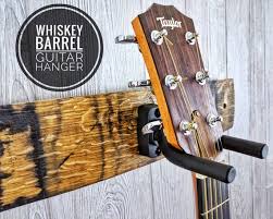 Guitar Wall Mount Whiskey Barrel Stave