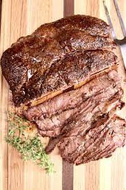 grilled chuck roast with garlic