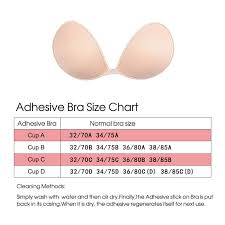 Adhesive Bra For Women Sexy Silicone Sticky Bra Strapless Backless Invisible Push Up Bra