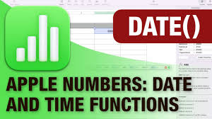 date function in apple numbers you
