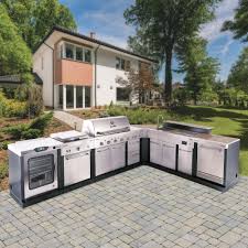 Take a look at our line of premium fully finished modular outdoor kitchens. Char Broil Medallion Series 7 Piece Modular Outdoor Kitchen At Menards