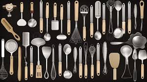 kitchen utensils background