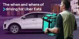 An Uber Eats Driver In Australia