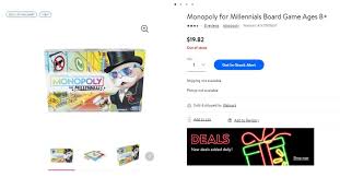 monopoly for millennials is already sold out on walmart s