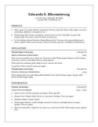Downloadable Resume Templates Microsoft Word Free Download Resume