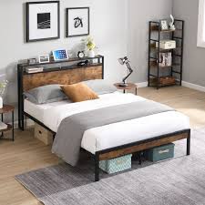 Full Size Metal Platform Bed Frame With