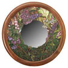 Round Stained Glass Frame Crones